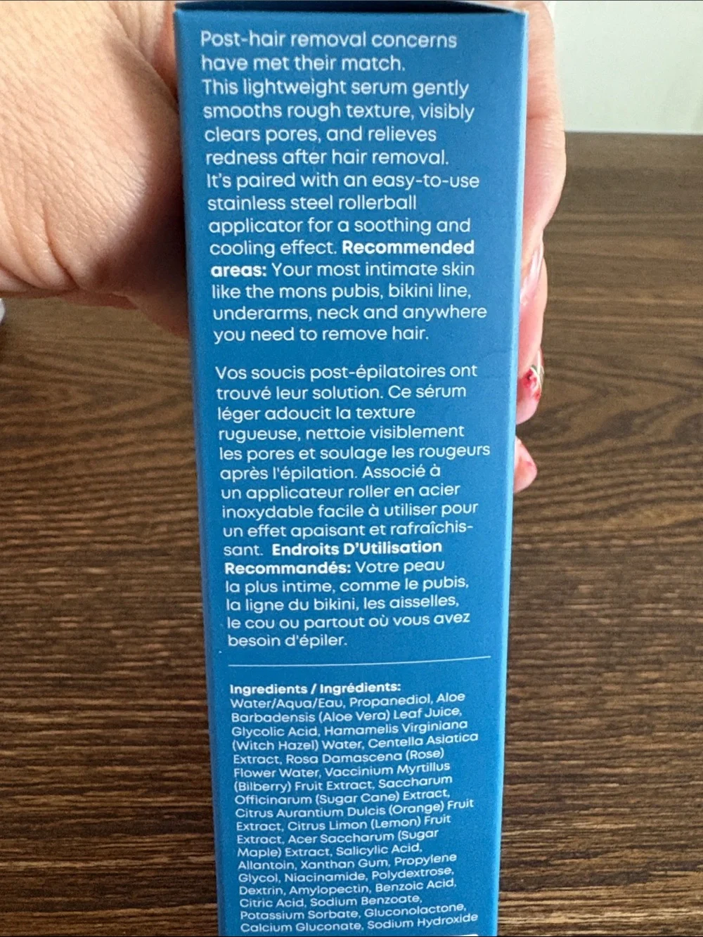 Bushbalm NIB Roller Rescue Soothing Serum - Blue